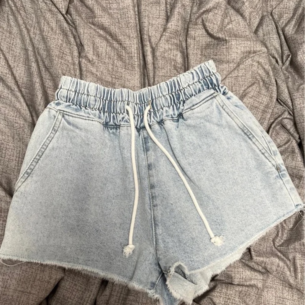 Denim shorts